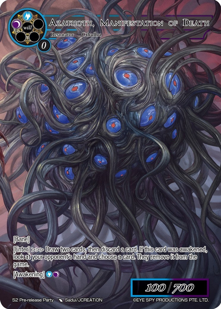 Azathoth Manifestation of Death (2) [PRO] - Force of Will Single