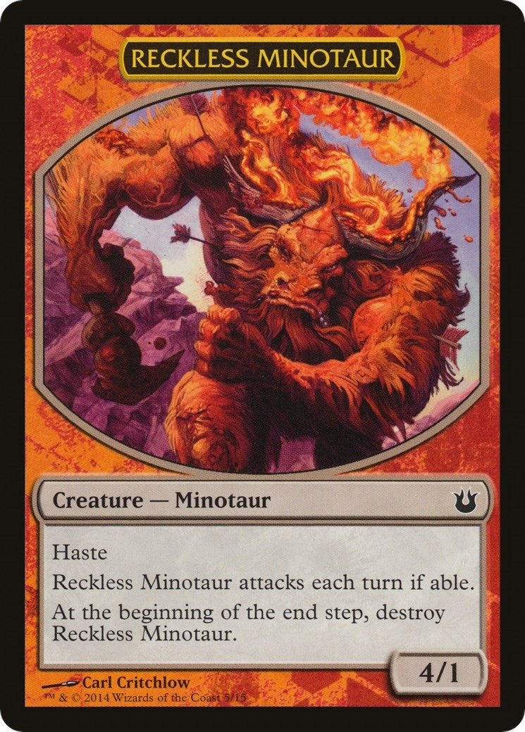 Reckless Minotaur [HERO] - MTG Single