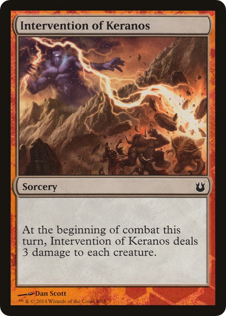 Intervention of Keranos [HERO] - MTG Single