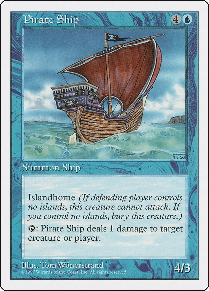 Pirate Ship [5ED] - MTG Single