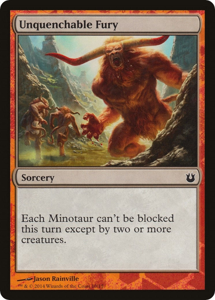 Unquenchable Fury (Battle the Horde) [HERO] - MTG Single