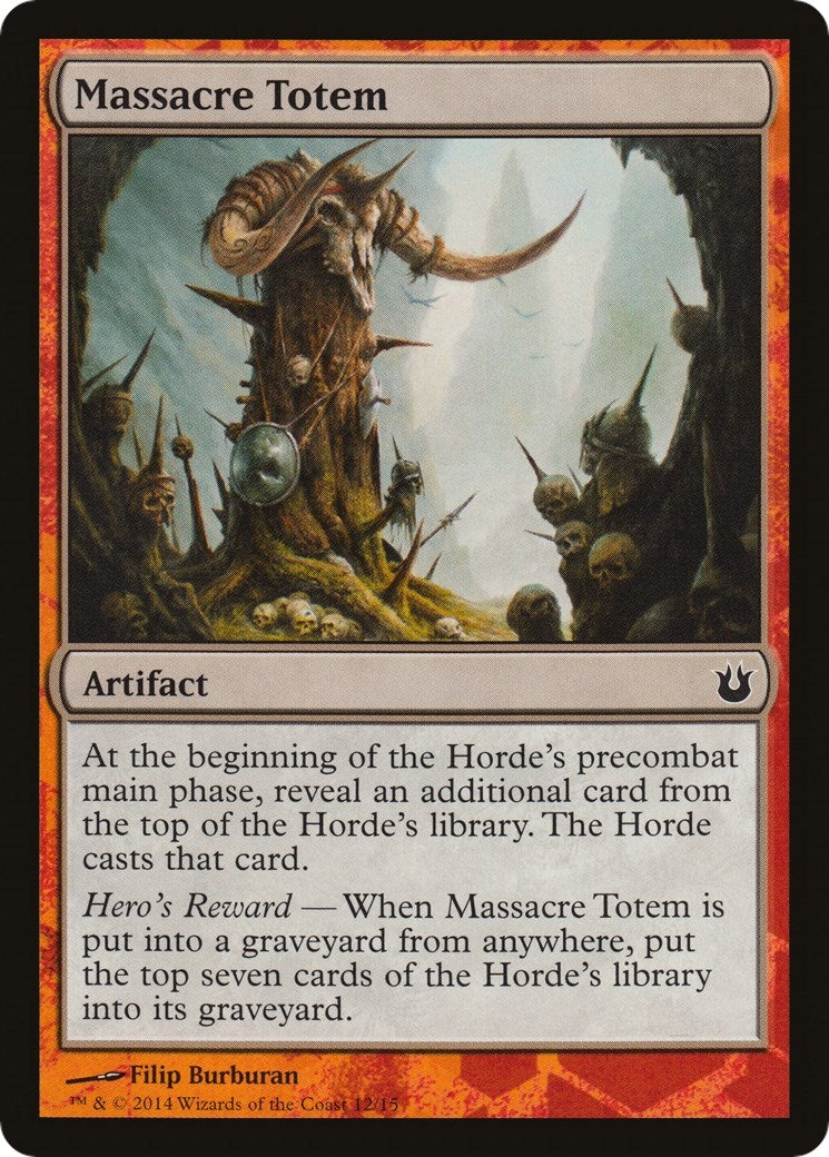 Massacre Totem [HERO] - MTG Single