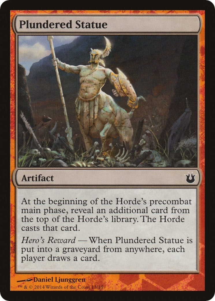 Plundered Statue [HERO] - MTG Single