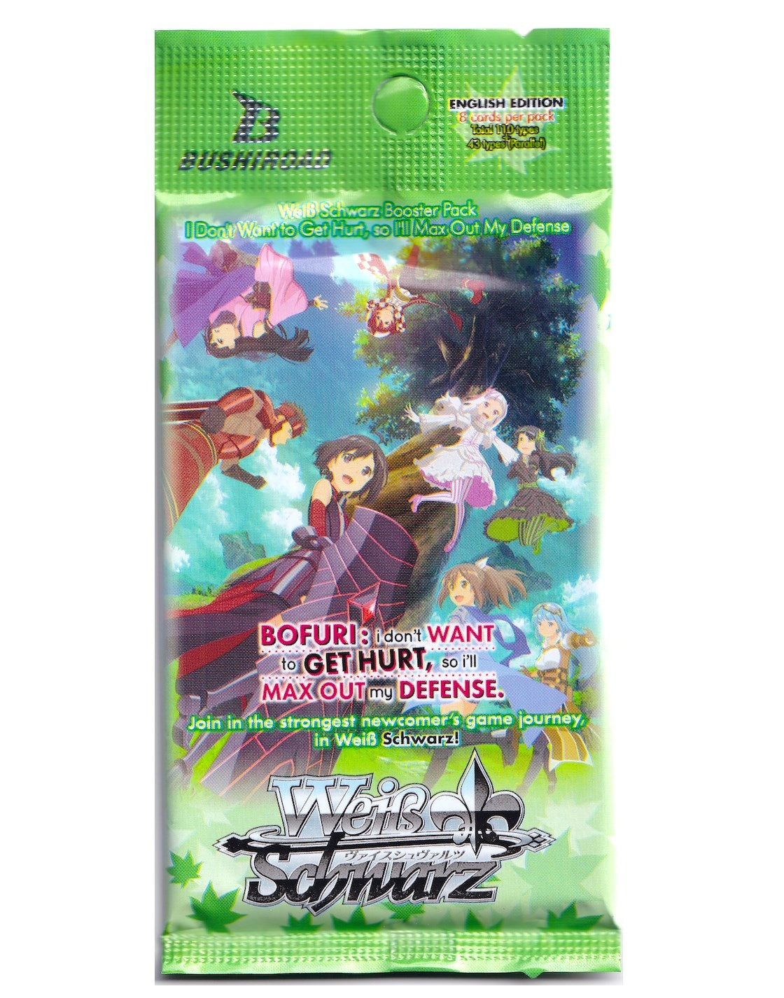 BOFURI: I Don’t Want to Get Hurt so I’ll Max Out My Defense Booster Pack [BFR/S78] - Weiss Schwarz Sealed