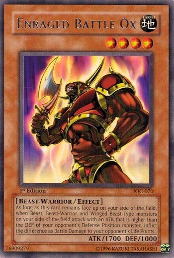 Enraged Battle Ox (70) - YuGiOh Single