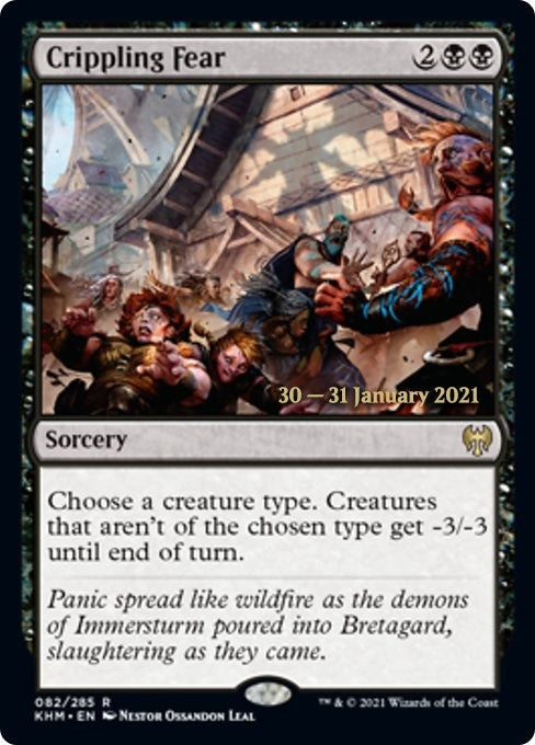 Crippling Fear (82) [PRE] - MTG Single