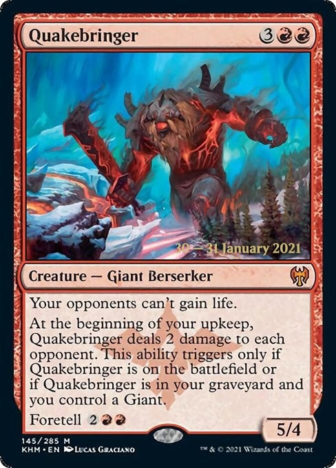 Quakebringer (145) [PRE] - MTG Single