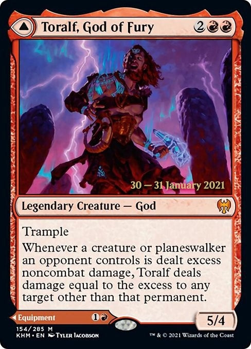 Toralf God of Fury (154) [PRE] - MTG Single