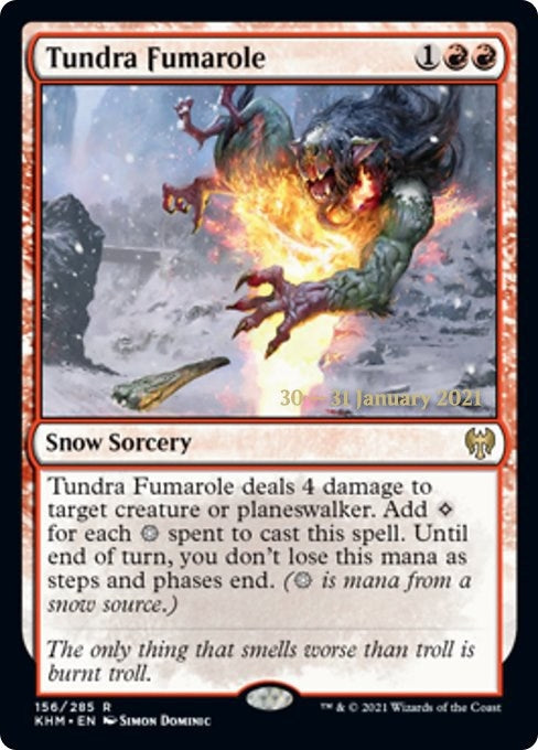 Tundra Fumarole (156) [PRE] - MTG Single