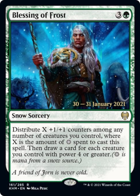 Blessing of Frost (161) [PRE] - MTG Single