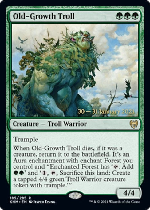 Old-Growth Troll (185) [PRE] - MTG Single