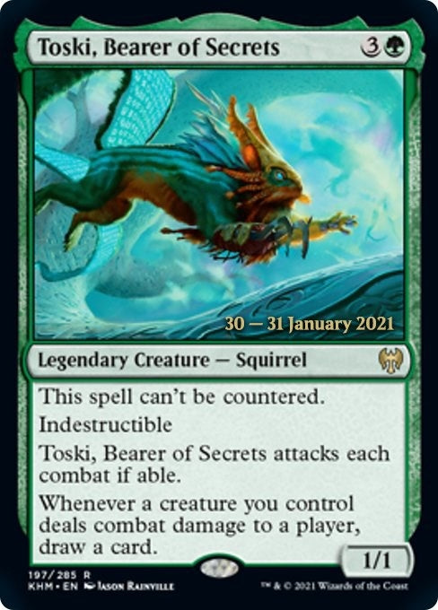 Toski Bearer of Secrets (197) [PRE] - MTG Single