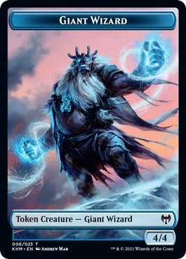 Giant Wizard Token (0) [KHM] - MTG Single