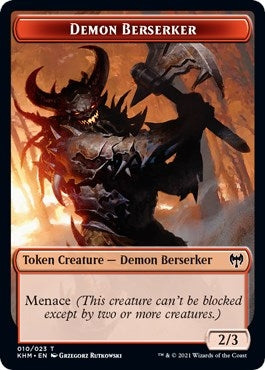 Demon Berserker Token (0) [KHM] - MTG Single
