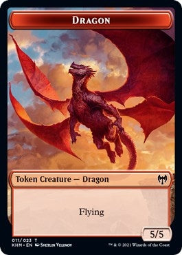 Dragon Token (0) [KHM] - MTG Single