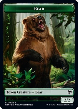 Bear Token (0) [KHM] - MTG Single
