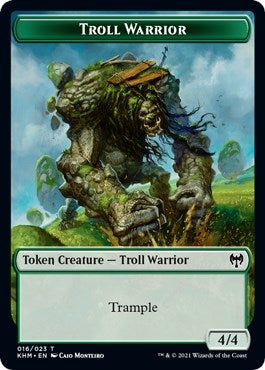 Troll Warrior Token (0) [KHM] - MTG Single