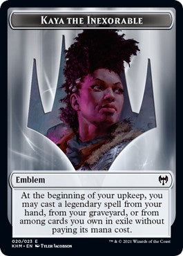 Emblem - Kaya the Inexorable (0) [KHM] - MTG Single