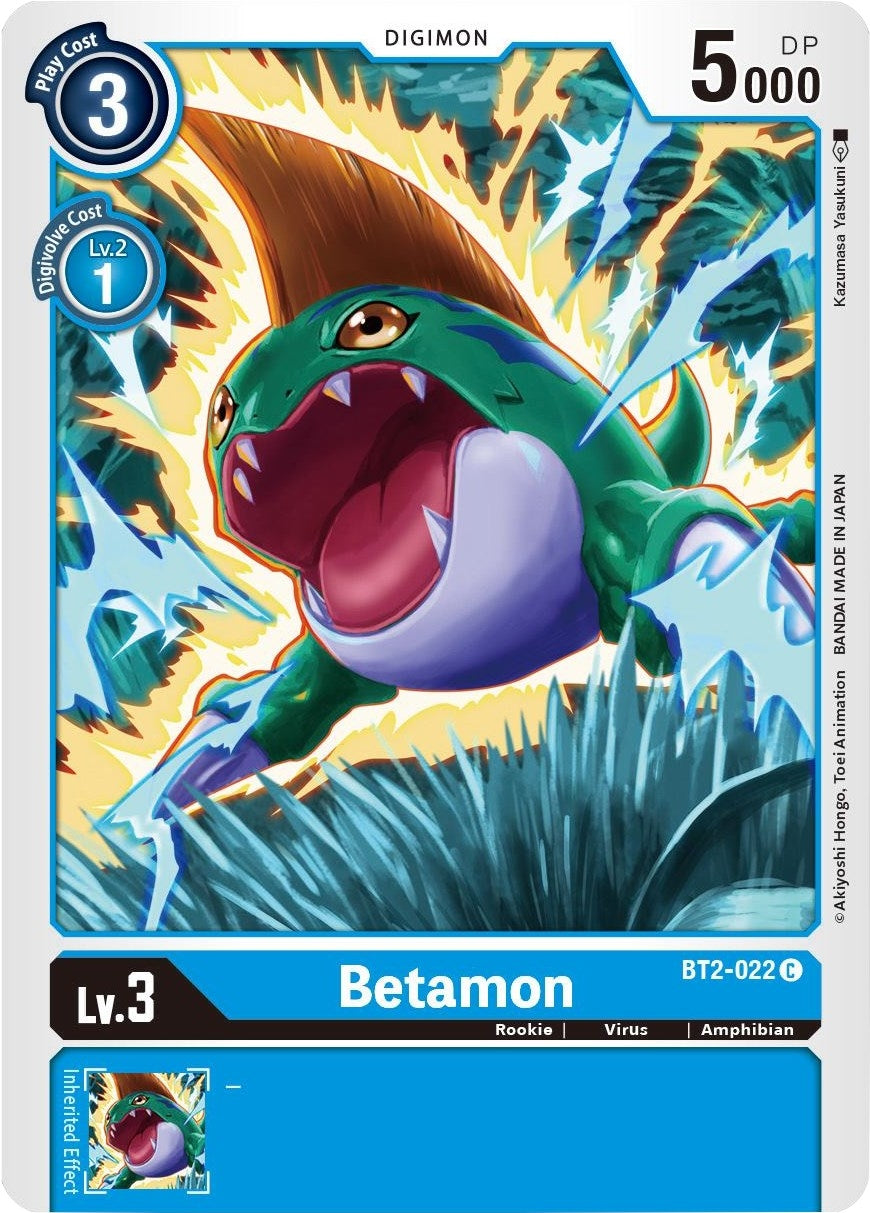 Betamon (2022) [BT01-03] - Digimon Card Game Single