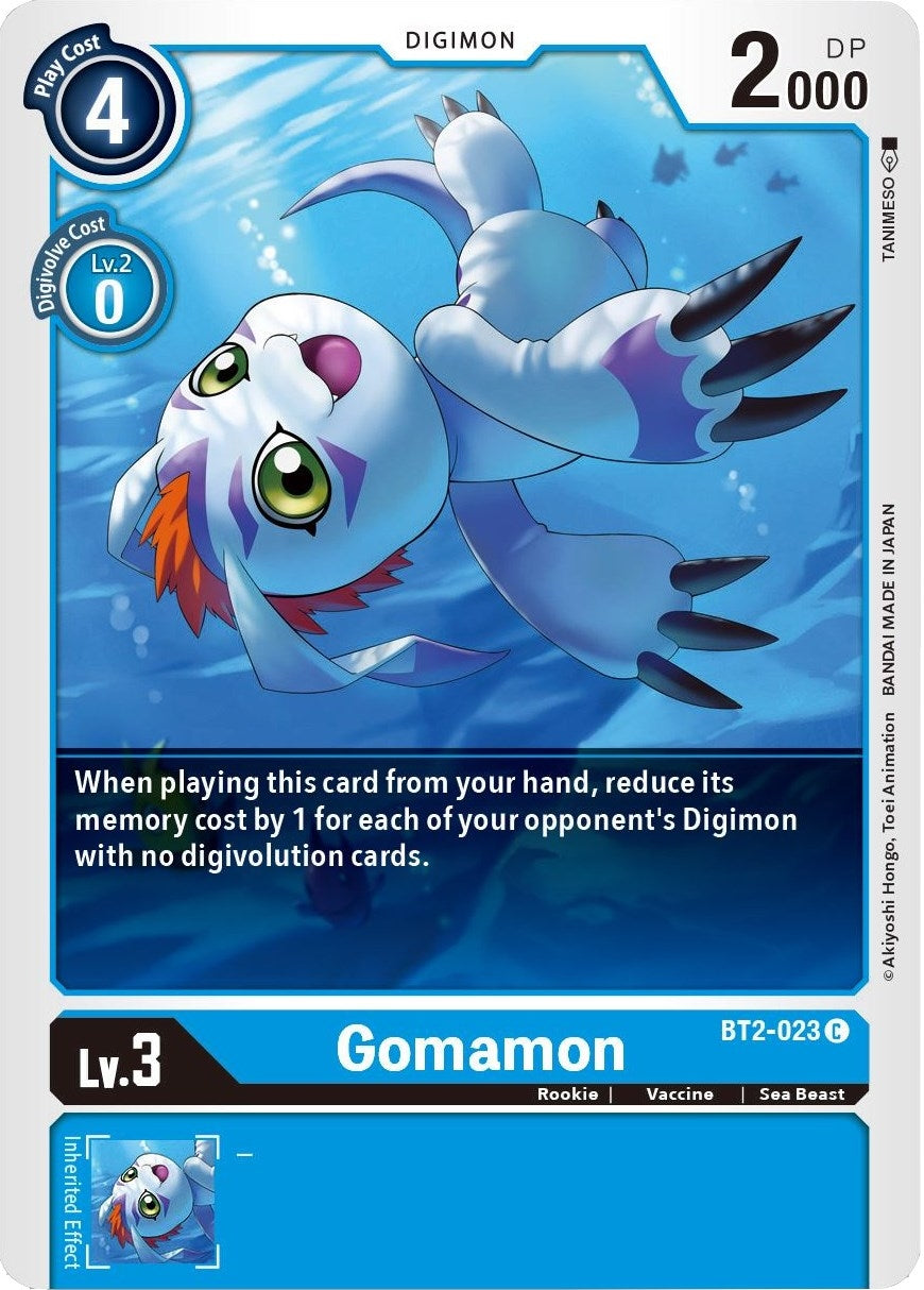 Gomamon - BT2-023 (2023) [BT01-03] - Digimon Card Game Single