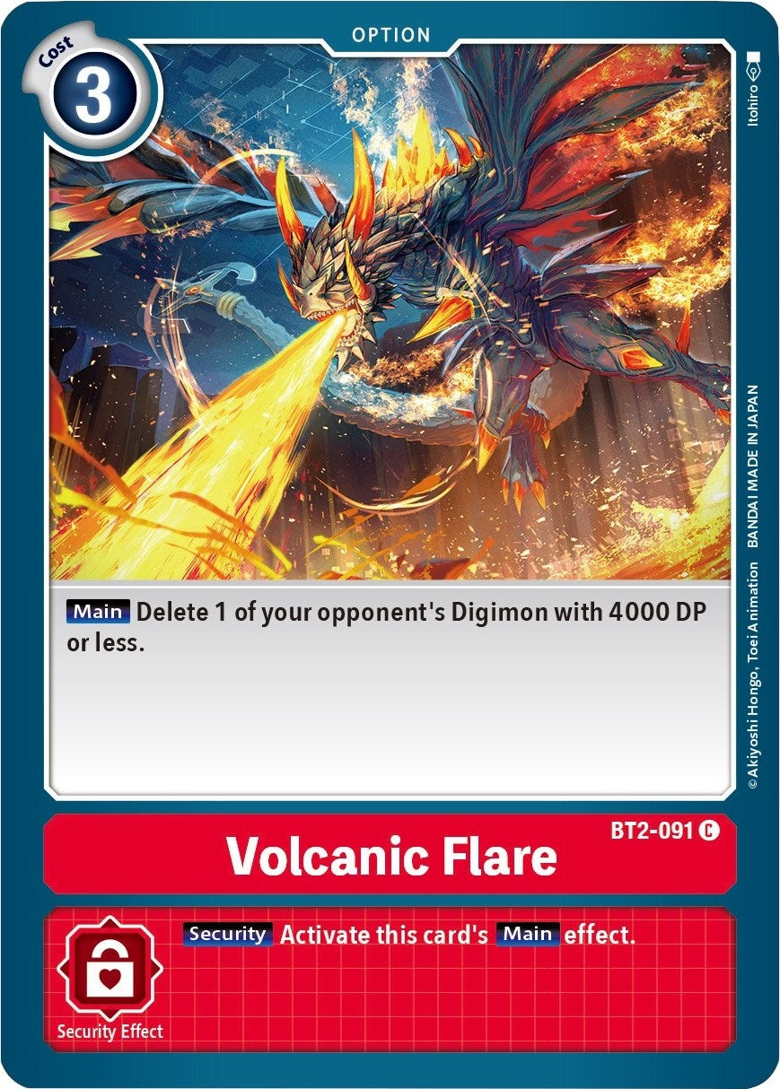 Volcanic Flare (2091) [BT01-03] - Digimon Card Game Single