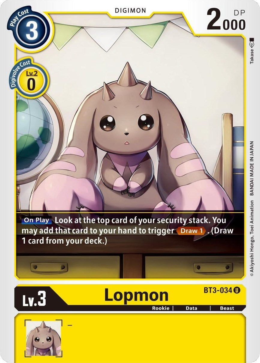 Lopmon (3034) [BT01-03] - Digimon Card Game Single