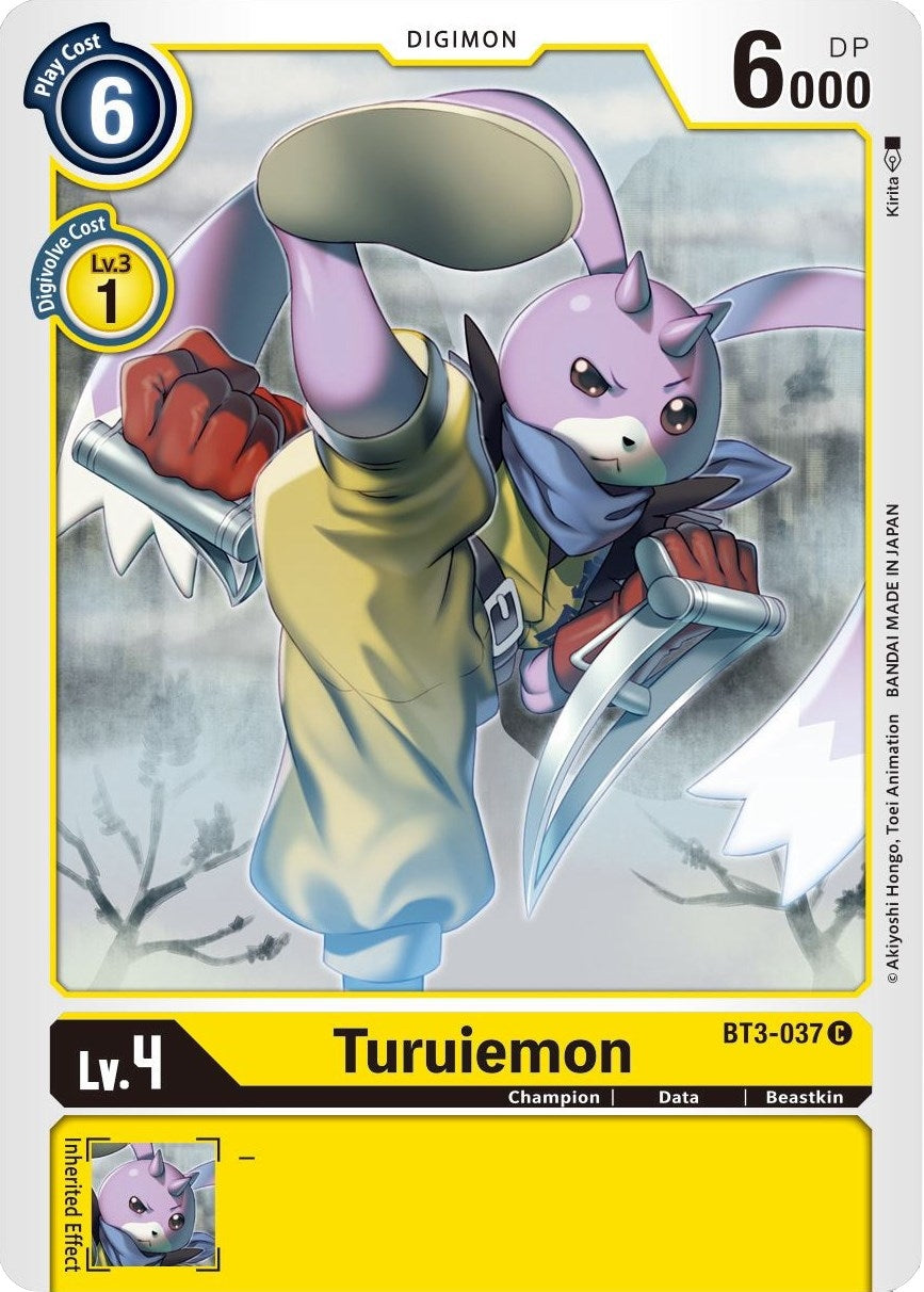 Turuiemon (3037) [BT01-03] - Digimon Card Game Single
