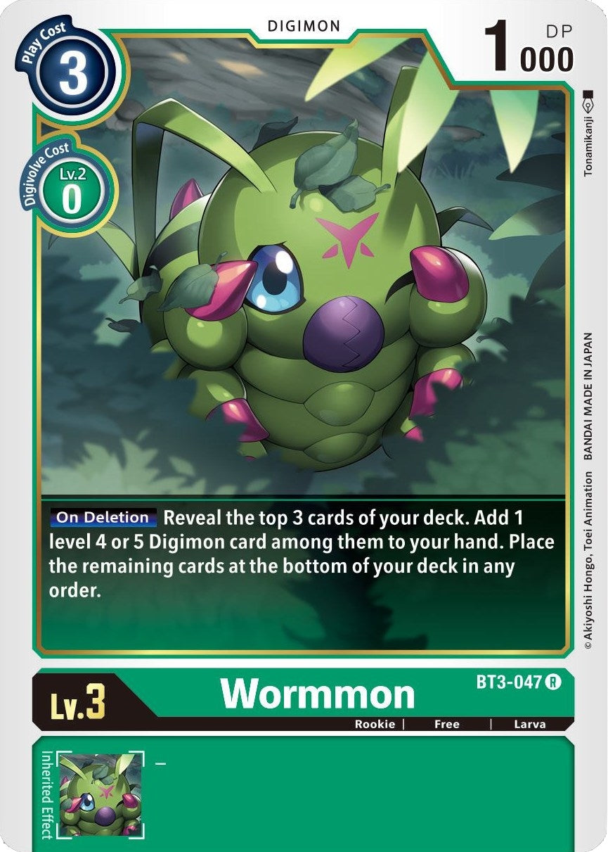 Wormmon (3047) [BT01-03] - Digimon Card Game Single