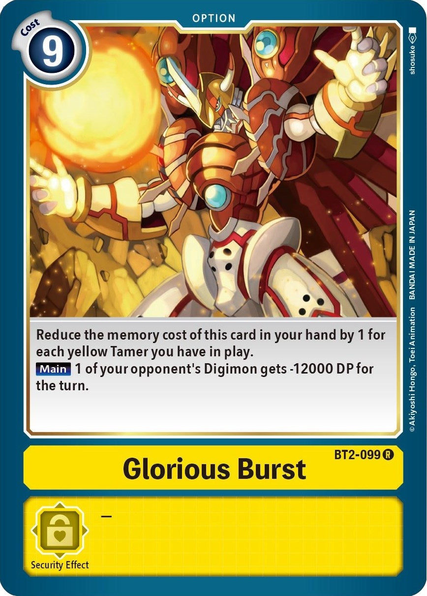 Glorious Burst (2099) [BT01-03] - Digimon Card Game Single