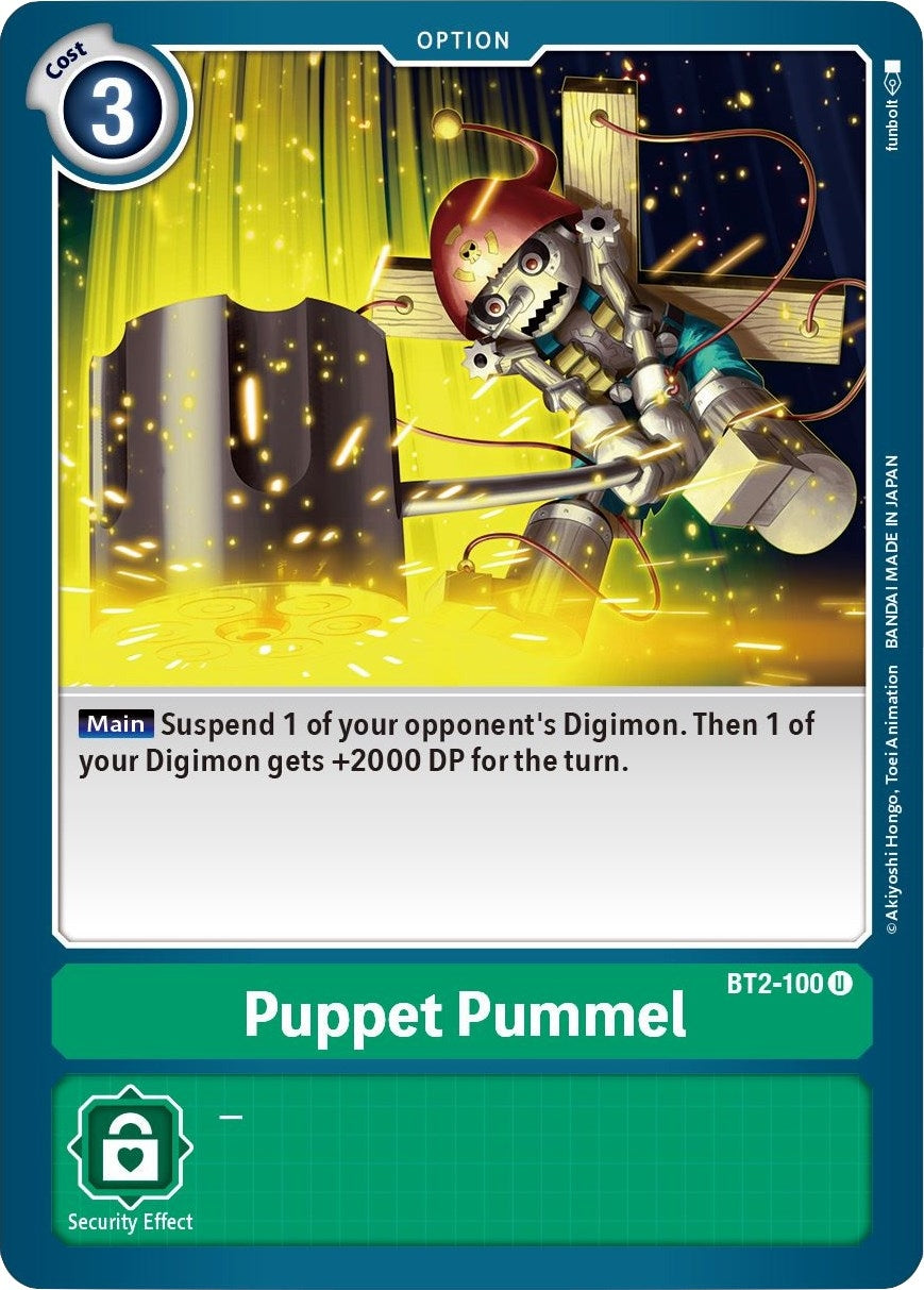 Puppet Pummel (2100) [BT01-03] - Digimon Card Game Single