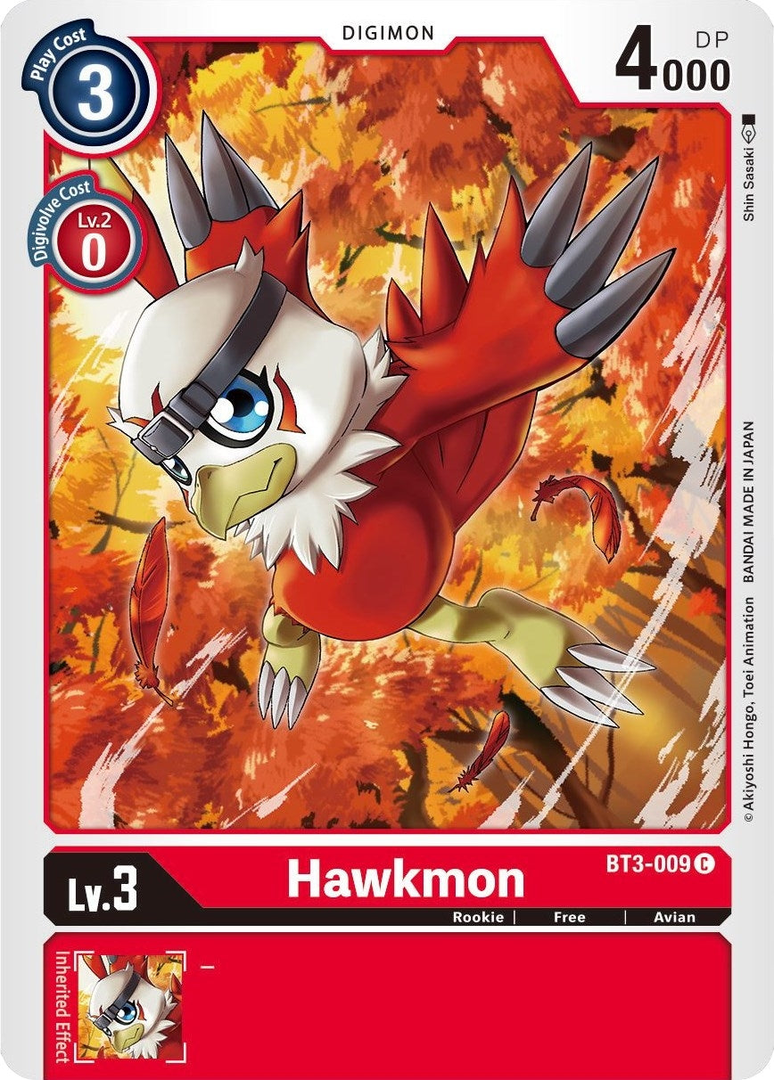 Hawkmon (3009) [BT01-03] - Digimon Card Game Single