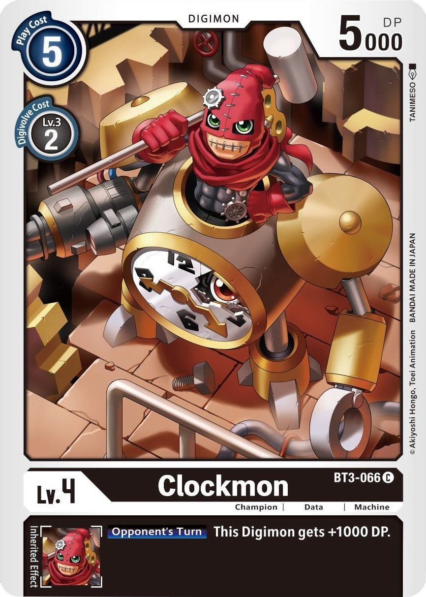 Clockmon (3066) [BT01-03] - Digimon Card Game Single