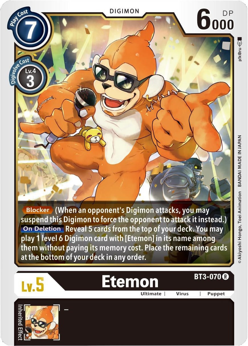 Etemon (3070) [BT01-03] - Digimon Card Game Single