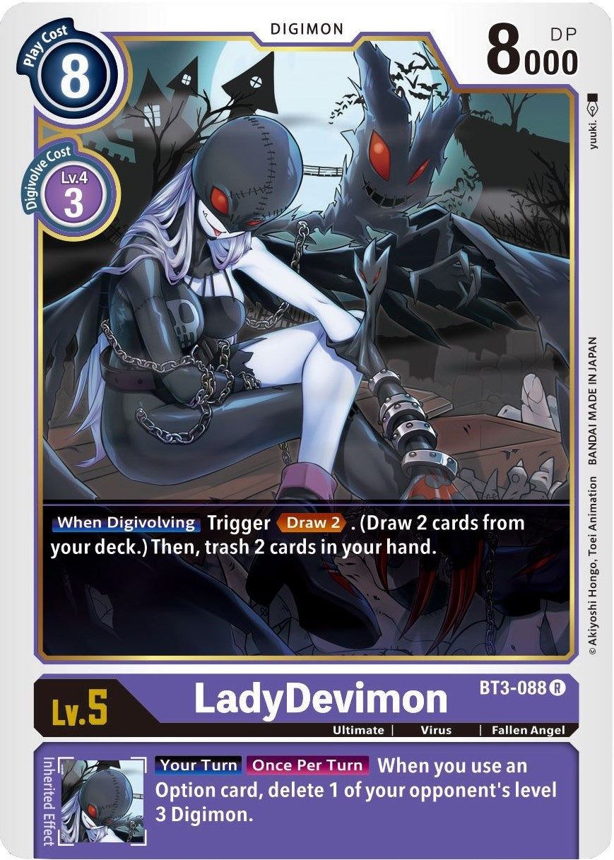 LadyDevimon (3088) [BT01-03] - Digimon Card Game Single