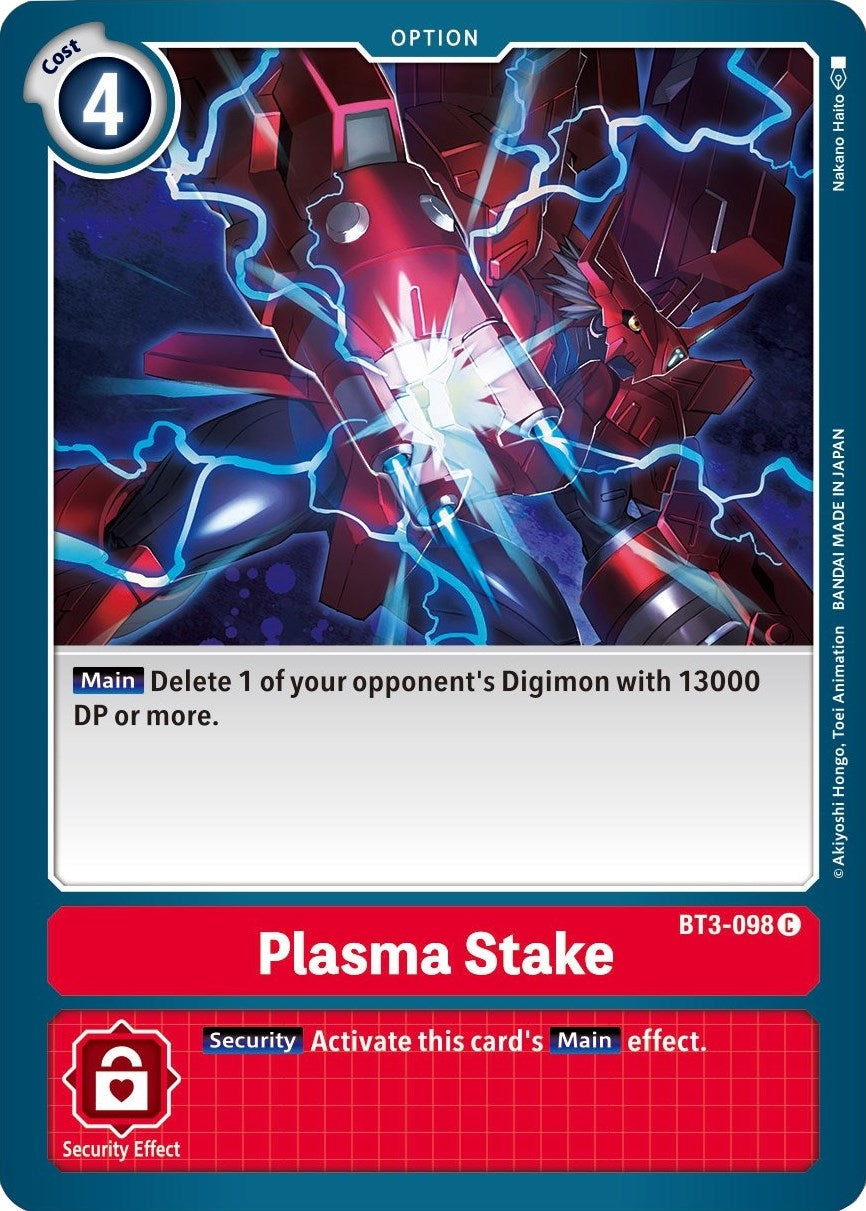 Plasma Stake (3098) [BT01-03] - Digimon Card Game Single