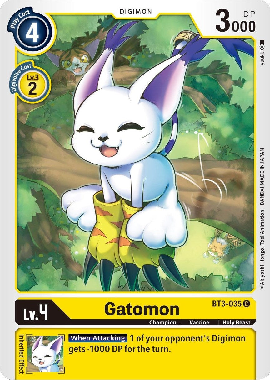 Gatomon - BT3-035 (3035) [BT01-03] - Digimon Card Game Single