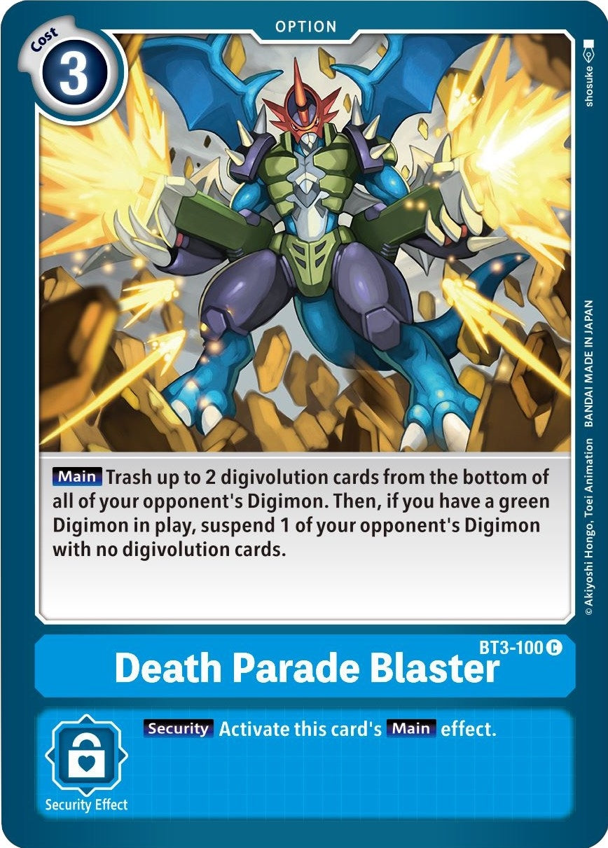 Death Parade Blaster (3100) [BT01-03] - Digimon Card Game Single