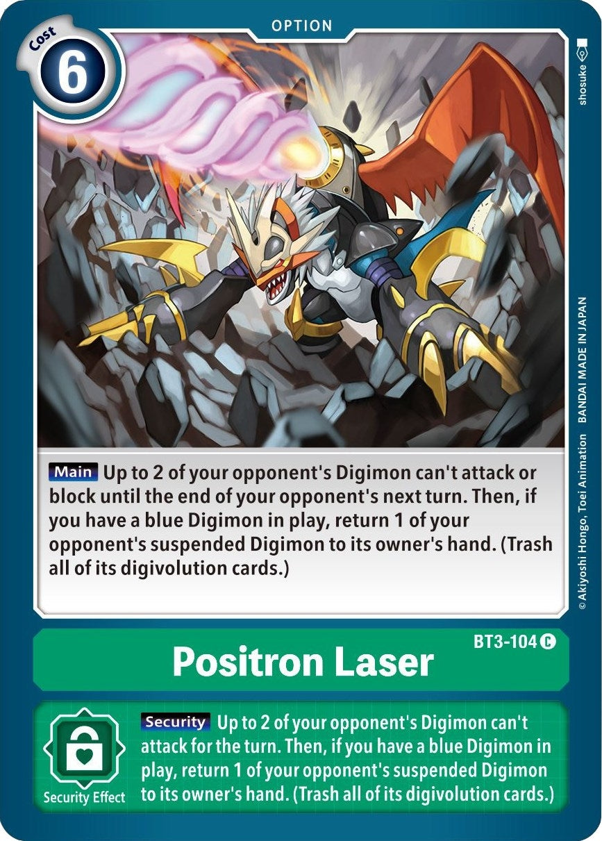 Positron Laser (3104) [BT01-03] - Digimon Card Game Single
