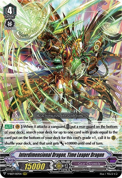 Interdimensional Dragon Time Leaper Dragon (7057) [V-SS07] - Cardfight Vanguard Single