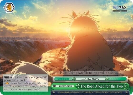 The Road Ahead for the Two (3540) [RZ/SE35] - Weiss Schwarz Single