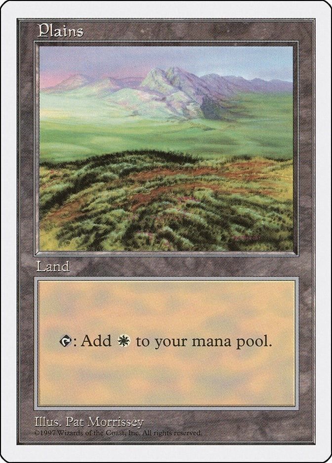 Plains (433) (433) [5ED] - MTG Single
