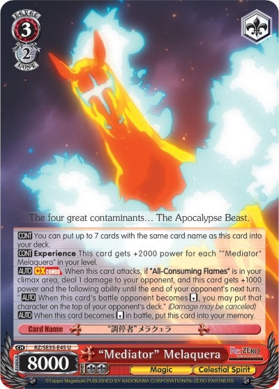’Mediator’ Melaquera (3545) [RZ/SE35] - Weiss Schwarz Single
