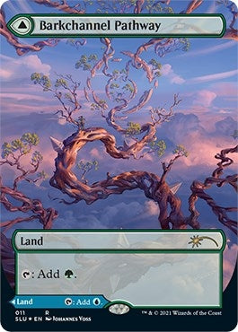 Barkchannel Pathway (Borderless) (11) [SLU] - MTG Single