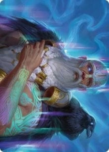 Alrund God of the Cosmos Art Card (9) [ASKHM] - MTG Single