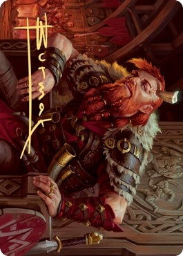 Arni Brokenbrow Art Card (Gold-Stamped Signature) (30) [ASKHM] - MTG Single