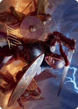 Beskir Shieldmate Art Card (Gold-Stamped Signature) (1) [ASKHM] - MTG Single