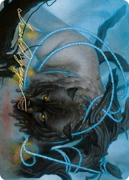 Bind the Monster Art Card (Gold-Stamped Signature) (11) [ASKHM] - MTG Single