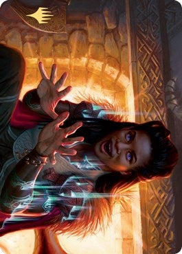 Birgi God of Storytelling Art Card (Gold-Stamped Signature) (31) [ASKHM] - MTG Single