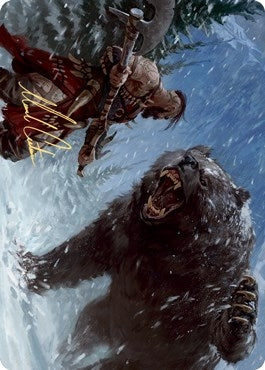 Blizzard Brawl Art Card (Gold-Stamped Signature) (41) [ASKHM] - MTG Single