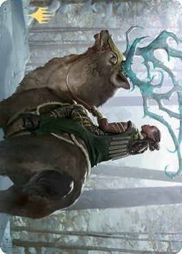 Boreal Outrider Art Card (Gold-Stamped Signature) (42) [ASKHM] - MTG Single